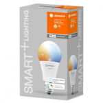 Bec LED inteligent SMART+ WiFi Classic Tunable White A, E27, 9.5W (75W), 1055 lm, lumina alba (2700-6500K), LEDVANCE