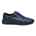 Pantofi sport din piele naturala bleumarin 7208, Superlative.ro