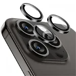 Folie camera foto compatibila apple iphone 15 pro max, profesionala hd, negru