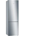 Combina frigorifica Bosch KGE39ALCA, 337 L, Super-racire, Low Frost, Afisaj LED, VitaFresh 0°C, Suport sticle, H 201 cm, InoxLook	