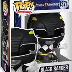 Figurina - Power Rangers - Black Ranger, Negru, 9.5 cm