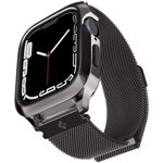 Accesoriu smartwatch Metal Fit Pro compatibila cu Apple Watch 7/8 45mm Graphite, Spigen