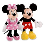 Set mascote din plus Mickey si Minnie Mouse 25 cm, 