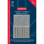 Rezerva radiera, 30buc/set, pentru 2305810, alb, Derwent Professional, Derwent