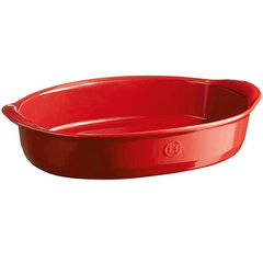 Tava ovala din ceramica, 41,5 x 26,5 cm/ 3,8 l, Burgundy - Emile Henry, Em