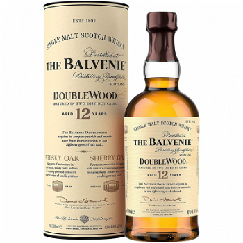 Whisky Balvenie 12YO Doublewood, 40%, Cutie, 0.7l