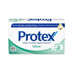 Sapun solid Protex Ultra cu ingredient natural antibacterian, 90 g
