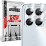 Lentile protectie camera foto, GrizzGlass, Sticla, Compatibil Honor X8, Transparent, GrizzGlass