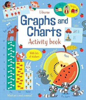 Graphs and Charts Activity Book, Paperback - Darran Stobbart