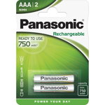 Baterie reîncărcabilă Panasonic Evolta AAA / R03 800mAh 2 buc., Panasonic