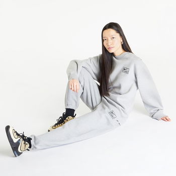 Nike x Stussy Sportswear NRG Fleece Crewneck UNISEX Dark Grey Heather/ Black