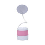 Lampa de birou pentru copii, 4 tipuri de lumina, model lumina floare, roz / ZTS 8246, 