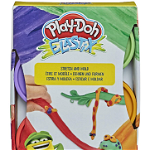 Set Plastilina Play-doh Elastix Stretch And Mold Bold (e9863) 