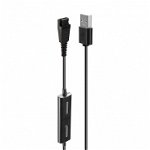 Adaptor USB Lindy - Plantronics QD Black (42751), Lindy