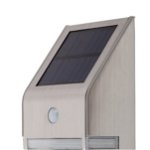Aplica LED integrat cu panou solar Rabalux Rijeka, senzor de miscare, 0.5W, IP44, metal/plastic