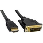 Adaptor cablu video Akyga AK-AV-13 3 m DVI-D HDMI tip A (standard) negru, auriu , AKYGA