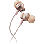 CANYON SEP-3 Stereo earphones with microphone  metallic shell  cable length 1.2m  Rose  22*12.6mm  0.012kg