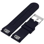 Curea ceas Smartwatch Garmin Fenix 7X / 6X / 5X Plus / 5X / 3 HR / 3, 26 mm Silicon iUni Dark Blue