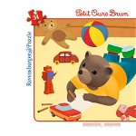 Puzzle Ravensburger - Little Brown Bear, 34 piese (06168), Ravensburger
