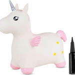 Jumper Sun Baby Rubber Unicorn - alb și roz, Sun Baby