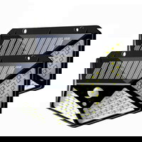 Set 2 Lampi ULTRA 100 LED Solare cu senzor de miscare si lumina 3 moduri ILUMINARE, GAVE