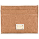 Dolce & Gabbana DOLCE & GABBANA Leather credit card case BROWN, Dolce & Gabbana