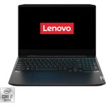 Laptop Gaming Lenovo IdeaPad 3 15IMH05 cu procesor Intel Core i7-10750H pana la 5.00 GHz, 15.6", Full HD, IPS, 8GB, 512GB SSD, NVIDIA GeForce GTX 1650 Ti 4GB, Free DOS, Onyx Black