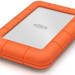 Hard Disk extern LACIE Rugged Mini LAC301558, 1TB, USB 3.0, argintiu-orange