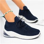 Pantofi sport, culoare Bleumarin, material Textil - cod: P9870, Sevan