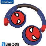 Słuchawki Lexibook Składane słuchawki 2 w 1 Bluetooth® i przewodowe z bezpieczną dla dzieci głośnością SpiderMan, Lexibook