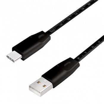 LOGILINK CU0157 LOGILINK - USB-A 2.0 cable USB-A male to USB-C male black 1m