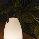 Lampa LED de exterior Party Shaped, Bizzotto, Ø12 x 20 cm, 7 culori, USB, cu telecomanda, Bizzotto