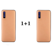Set 1+1 Baterie externa 30000mah Fast Charging, Powerbank, OEM