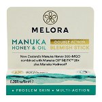 Stick anti-imperfectiuni MELORA® cu miere de MANUKA MGO 300+ si ulei de MANUKA MBTK 25+, 8 ml, natural, PLANTECO