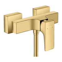 Baterie dus Hansgrohe Metropol auriu lucios