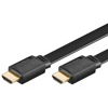 cablu plat hdmi 19 pini tata hdmi 19 pini tata, 1.4, functie ethernet, 5 m, goobay, Goobay