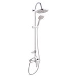 Set dus cu baterie Ferro Algeo NP71-BAG7U, cartus ceramic, crom, 1.5 m