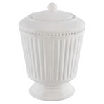 Borcan ceramica alb Elegance Ø 16*22 cm - 2 L, Decorer