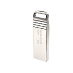 Memorie USB, Borofone BUD1 Nimble, Flash USB 2.0, 32GB, Argintiu