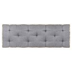 Pernă pentru canapea din paleți, antracit, 120 x 40 x 7 cm