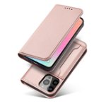 Husa Magnet Card Stand compatibila cu Samsung Galaxy S23 Ultra Pink, OEM