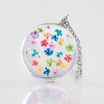 Pandantiv multicolor Halloo flower (inox), FelicityStore?