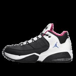Nike, Pantofi sport cu garnituri de piele Jordan Max Aura 3, Alb/Negru, 44