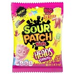 Sour Patch Kids Heads Peg Bag - fructe 141g, Sour Patch Kids