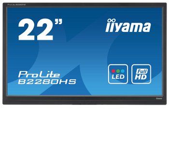 Monitor LED TN Iiyama ProLite 21.5", Full HD, DVI, HDMI, Boxe, B2280HS-B1