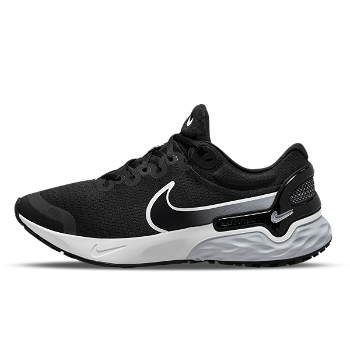 Nike, Pantofi din plasa pentru alergare Renew Run 3, Negru, Alb, 10.5