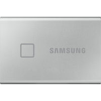 SSD extern Samsung T7 Touch portabil, 1TB, USB 3.1, Argintiu