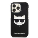 Husa telefon Karl Lagerfeld, Choupette Head Case pentru Apple iPhone 13 Pro Max, Negru