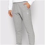 Adidas Originals Pantaloni H34659 bărbați, culoarea gri, material neted H34659-MGREYH, adidas Originals