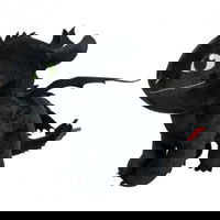 Set jucarii din plus Play by play, Toothless si Light Fury Sparkle, Colectia Dragons, Inaltime 25-28 cm